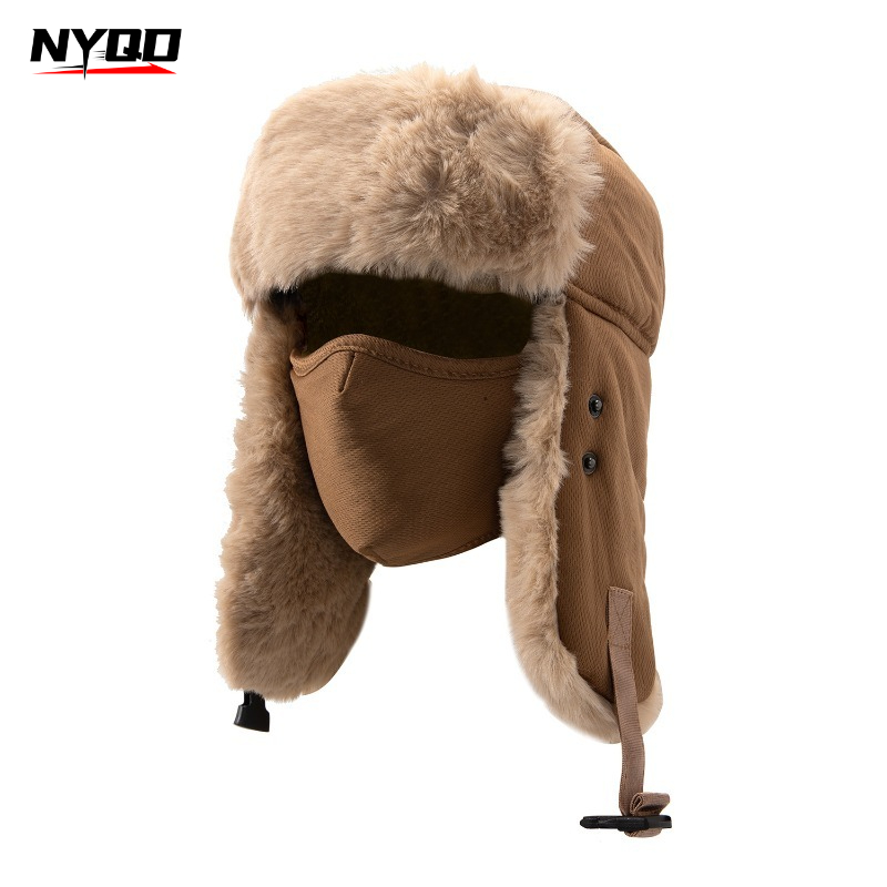 Topi Musim Dingin Pria dengan  - Trapper Hat Ear Flap ulasan dan harga