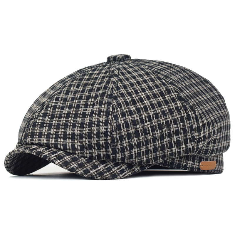 Topi Newsboy Kotak-kotak Musim - Dad Hat Cotton ulasan dan harga