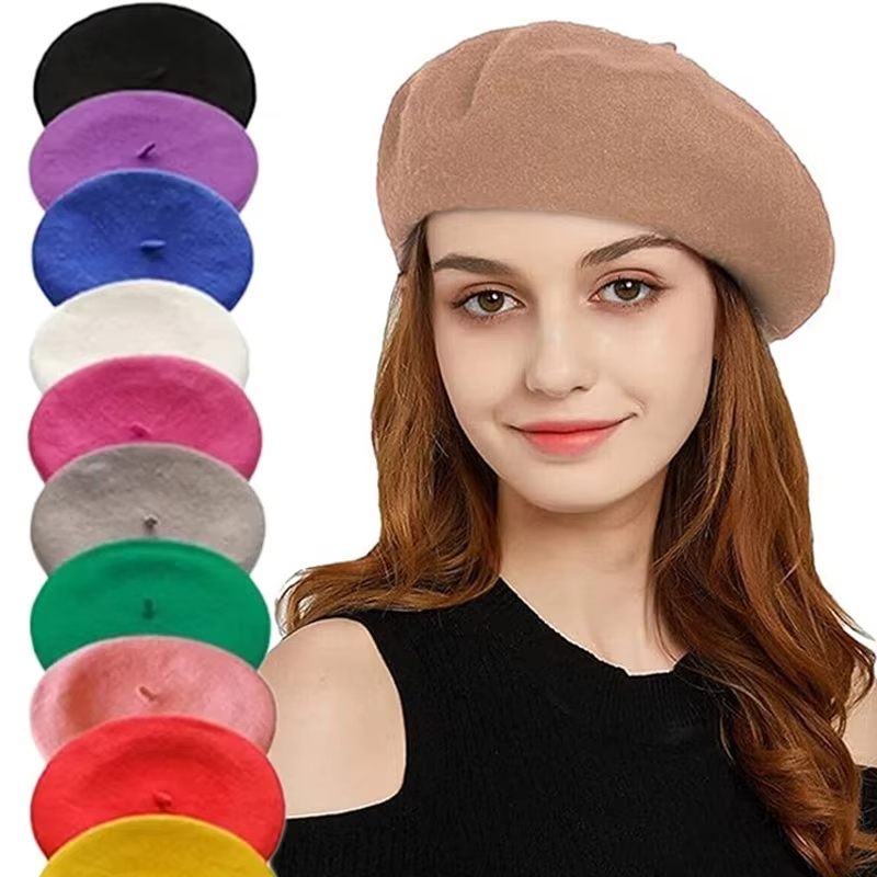 Topi Baret Wol Klasik Wanita W - Beret French Wool ulasan dan harga