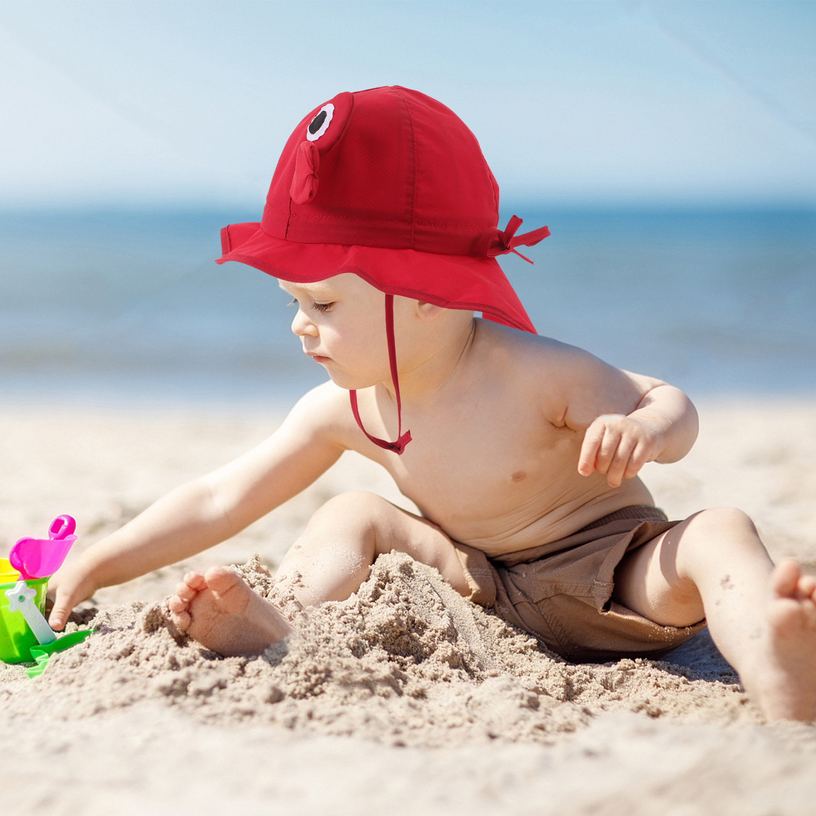 Topi Matahari Anak-anak dengan - Sun Hat Wide Brim ulasan dan harga