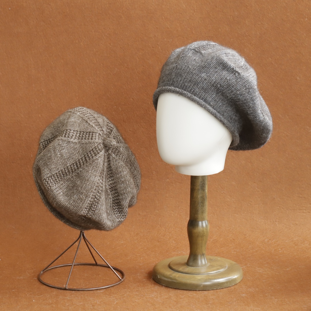 Topi Baret Rajut Lembut untuk  - Beret French Wool ulasan dan harga