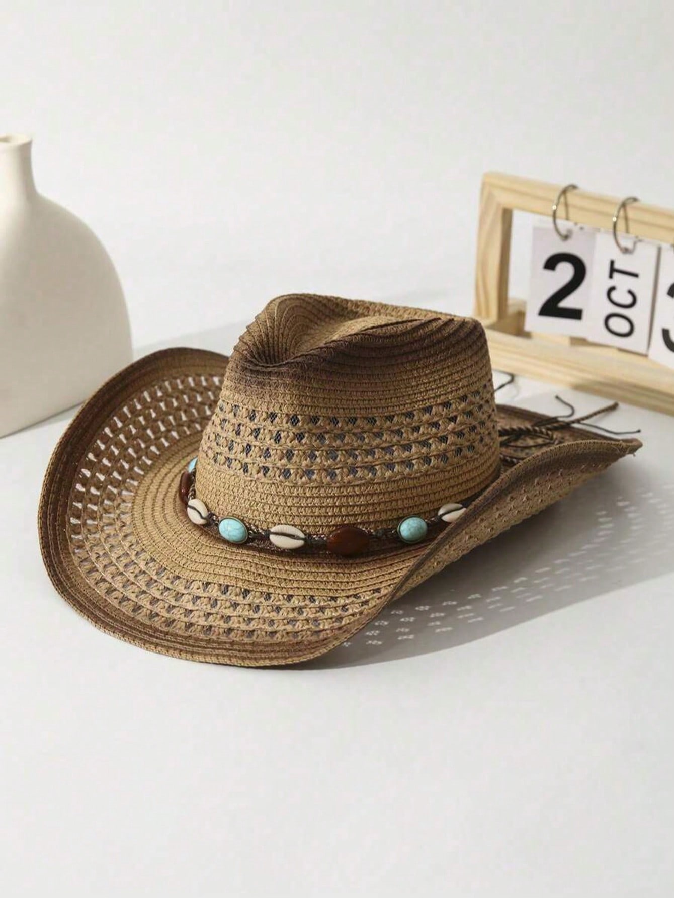 Topi Koboi Uniseks Berbahan Je - Cowboy Hat Straw ulasan dan harga