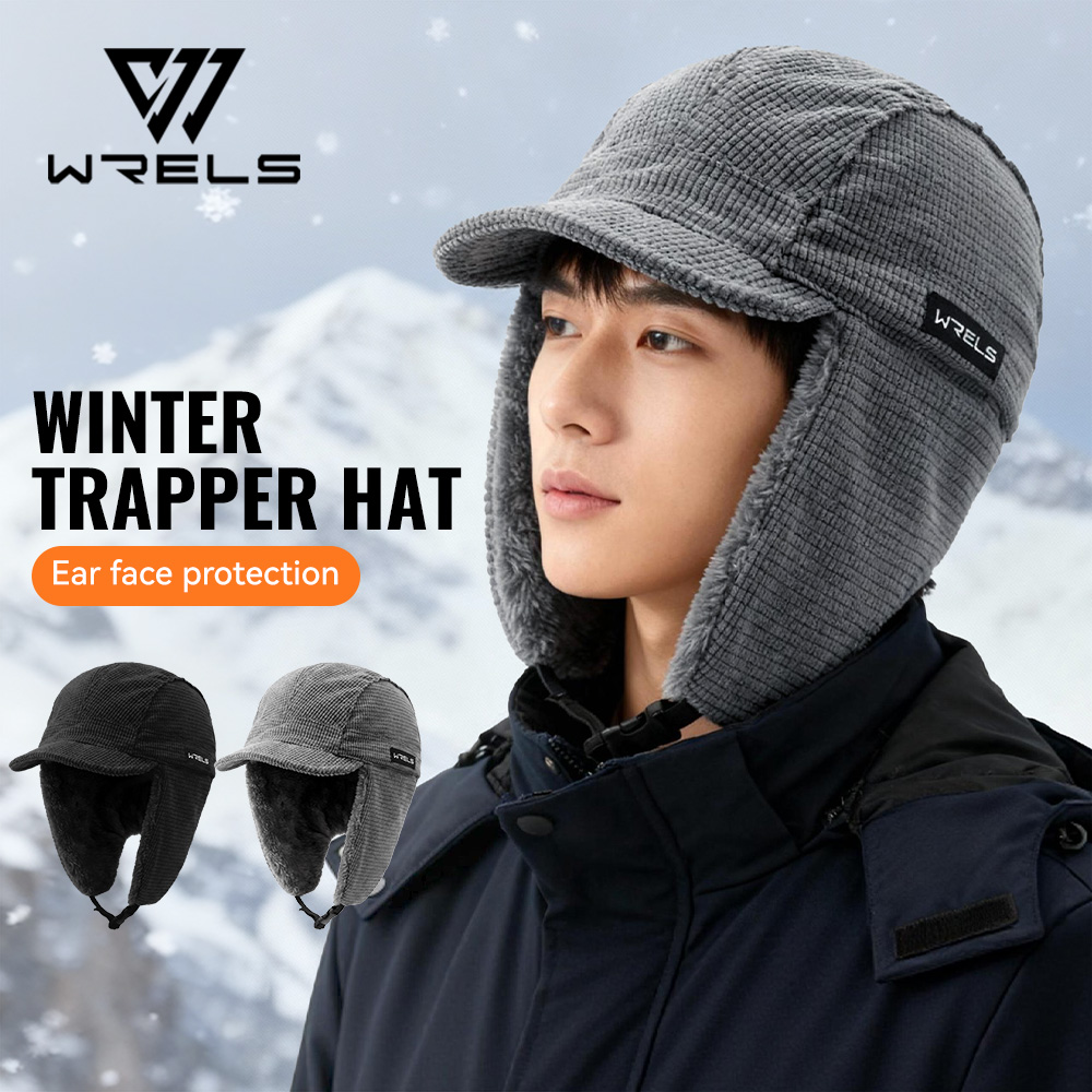 Topi Musim Dingin WRELS Anti A - Trapper Hat Ear Flap ulasan dan harga