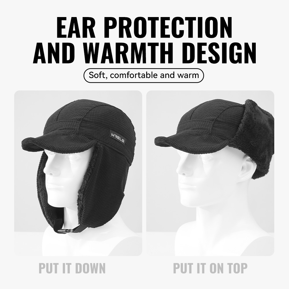 Topi Musim Dingin WRELS Anti A - Trapper Hat Ear Flap ulasan dan harga